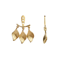 Three Dancing Ile De L'Amour Behind Ear Earring Single, gold, Stine A Jewelry