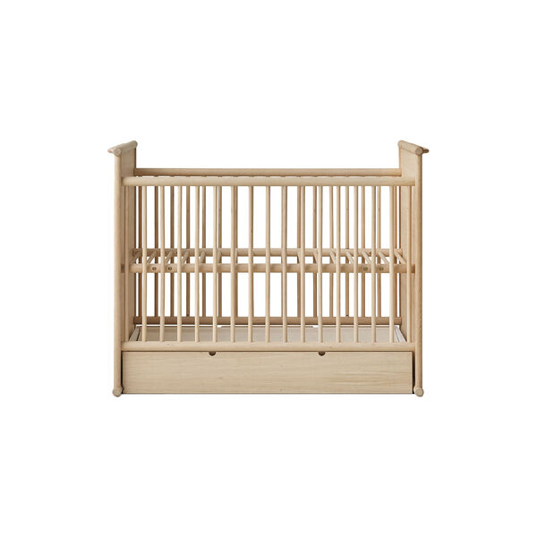 Camp Novel | 60x120/120x200 cm | Oak | Crib/Bed, Oliver Furniture