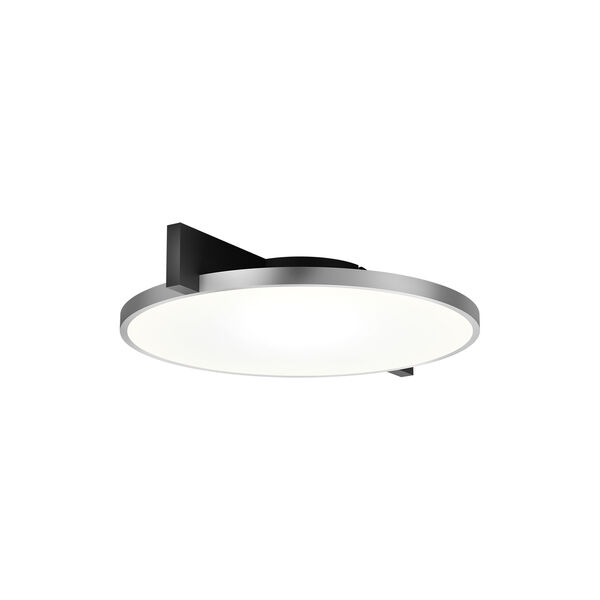 INLAY ROUND C2 taklampa, matt black/satin silver, LIGHT-POINT