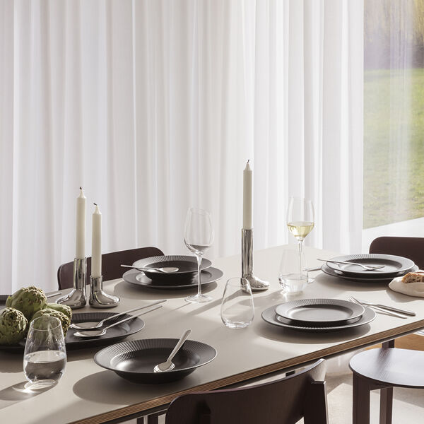 Legio Nova djup tallrik 25 cm, black, Eva Trio