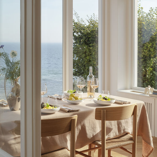 KOPPEL lunchtallrik 22 cm, vit, Georg Jensen