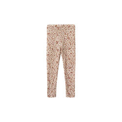 Wool Leggings Agi, 2475 rose flowers, Wheat