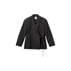 SussieSW Tie String Blazer, dark grey, Sofie Schnoor