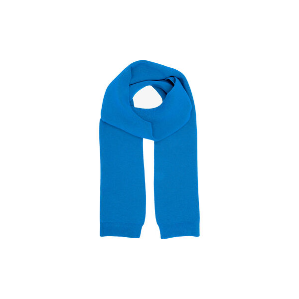 Merino Wool Scarf, pacific blue, Colorful Standard