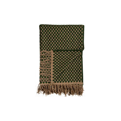 ISAK Throw, green meadow, Røros Tweed