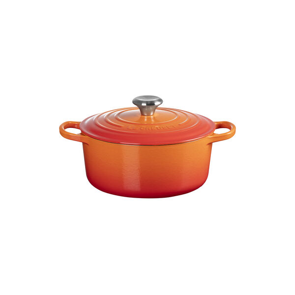 Signature gjutj&auml;rn rund gryta &Oslash; 24 cm, volcanic, Le Creuset