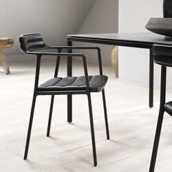 Vipp451 matbordsstol, svart, Vipp