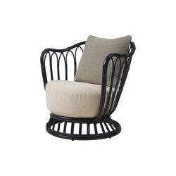 Grace Outdoor Lounge Chair, black, GUBI