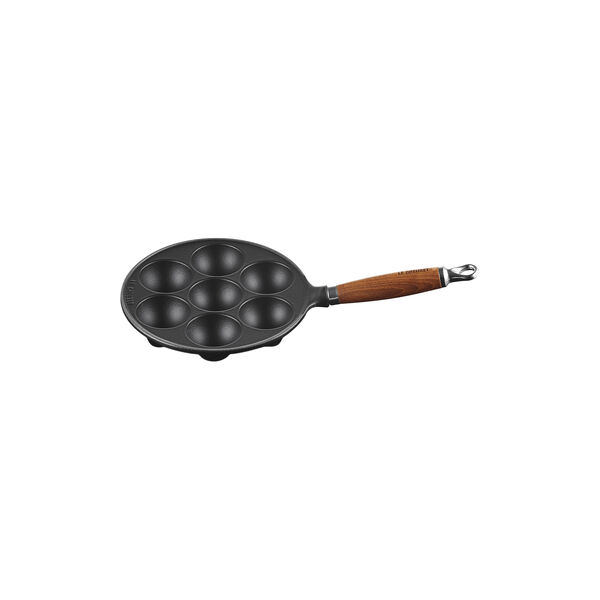 Munkpanna med tr&auml;handtag 20 cm, matte black, Le Creuset