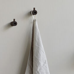 Wooden Wall Hook, smoked oak, MOEBE