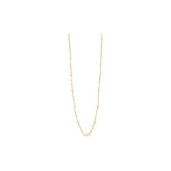 Lina necklace, gold plated/white pearls, Pure by Nat