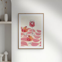 Campari Cocktails, Poster & Frame