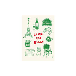 La Vie Est Belle - Paris Poster, Poster & Frame