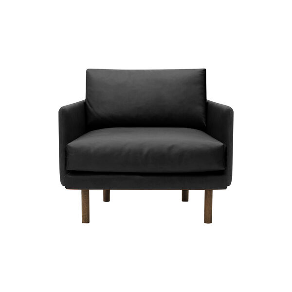 Emo Loungestol, Dakar Black/r&ouml;kt ek, Bruunmunch Furniture