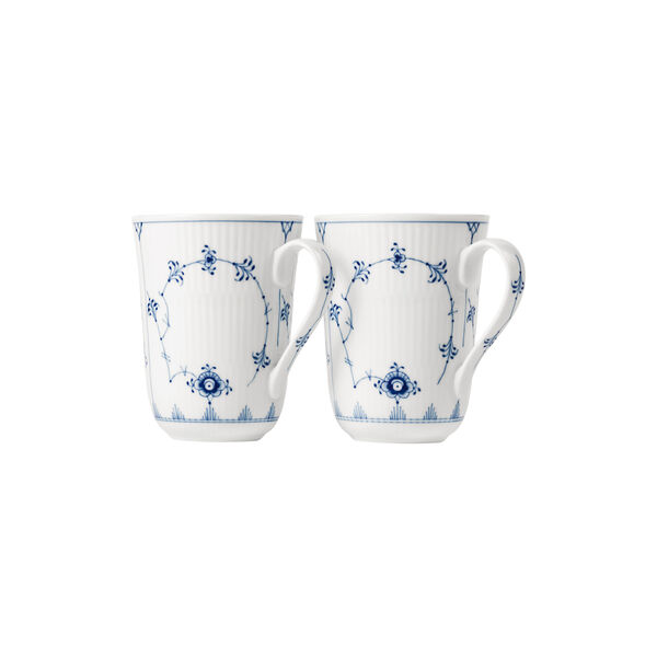 Blue Fluted Plain Cup 36 cl, 2st Blue Fluted Plain Cup 36 cl, 2st, Royal Copenhagen