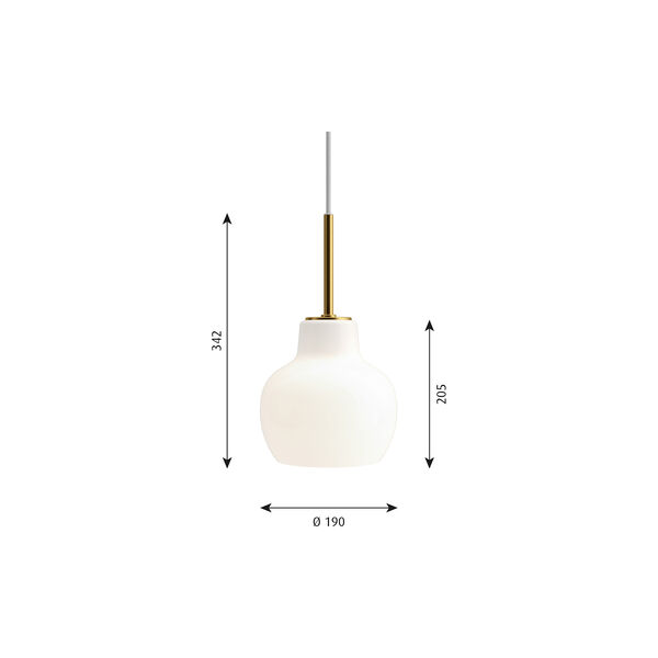 VL Ring Crown pendel, Louis Poulsen