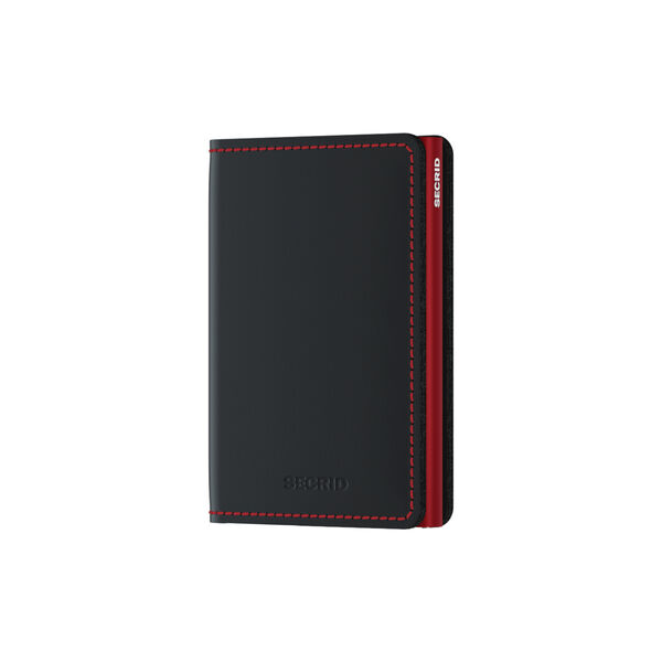 Slimwallet, matte black/red, Secrid