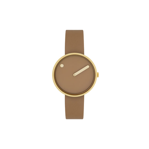 PICTO armbandsur, cappuccino brown/gold/cappuccino brown PICTO armbandsur, cappuccino brown/gold/cappuccino brown, PICTO