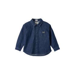 Organic Denim Cowboy Shirt, dark indigo blue washed Organic Denim Cowboy Shirt, dark indigo blue washed, Copenhagen Colors Organics