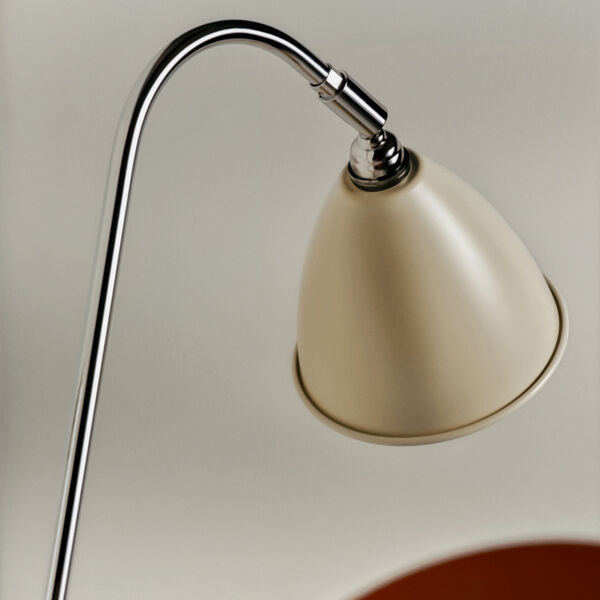 Bestlite BL5 vägglampa, matt vit/krom Bestlite BL5 vägglampa, matt vit/krom, GUBI