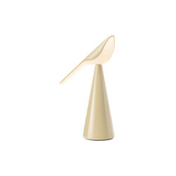 TIKI | T2 | Sand Beige Gloss | Portable Table Lamp, Established & Sons