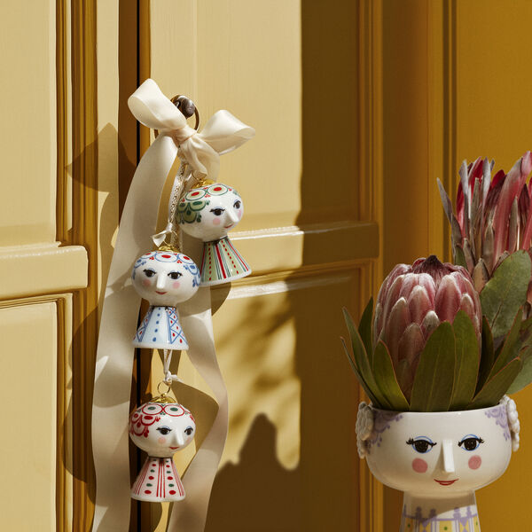 Eva Julhänge 2025, blå, Bjørn Wiinblad