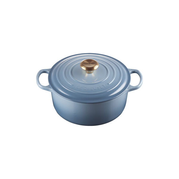 Signature gjutj&auml;rn rund gryta &Oslash; 24 cm, chambray, Le Creuset