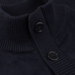 Cardigan Knitted Hybrid Buttoned Alcantara, navy, Stenstr&ouml;ms