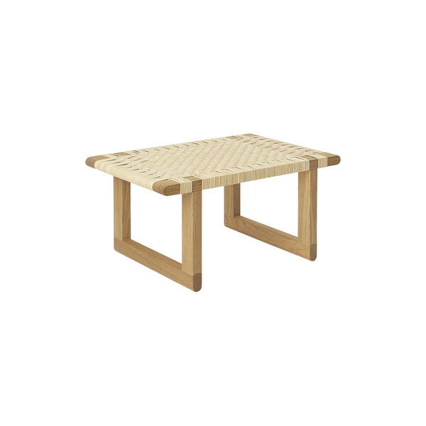 BM0488S Table Bench, oiled oak/rattan, Carl Hansen & Søn