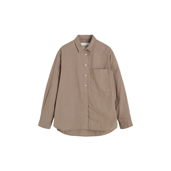 Lynette Shirt Check, mix fossil, Aiayu