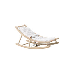 Wood Baby & Toddler Rocker, oak/white, Oliver Furniture