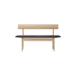 The Mogensen Bench bänk, såpbehandlad ek/black The Mogensen Bench bänk, såpbehandlad ek/black, Fredericia Furniture