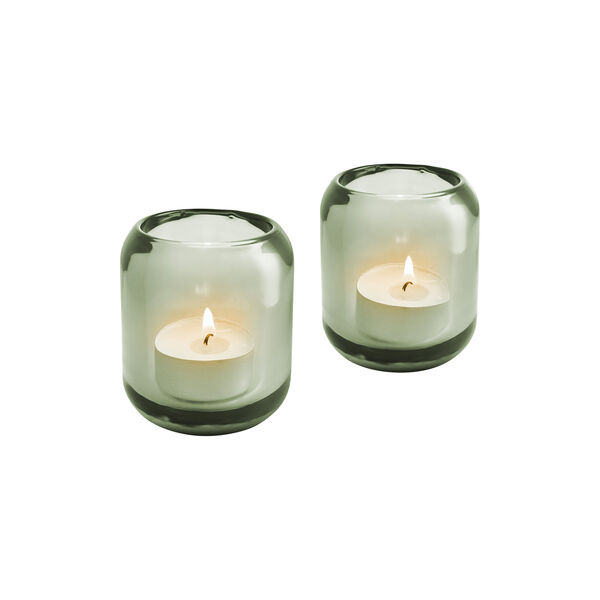 Acorn ljuslyktor 2 st, Leaf green, Eva Solo