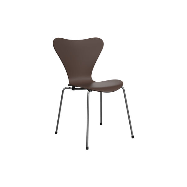 Series 7&trade; 3107 Verner Panton 100 Stol, brown, Fritz Hansen