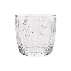 Mumin glas 28 cl 2 st., klar, Moomin Arabia