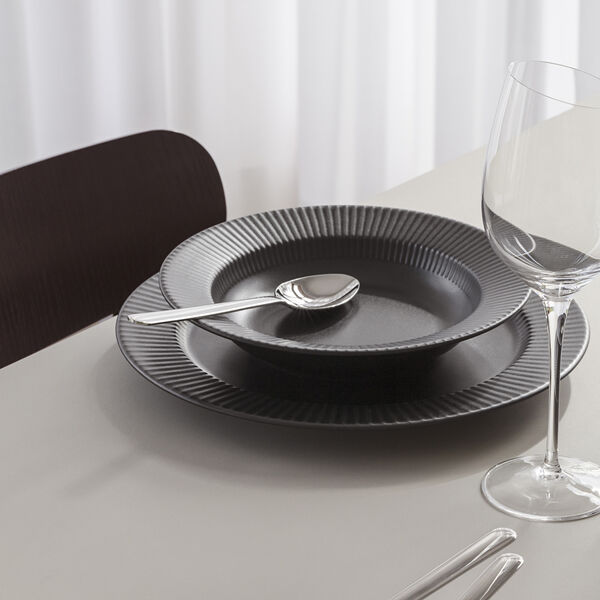 Legio Nova Middagstallrik 28 cm, black, Eva Trio