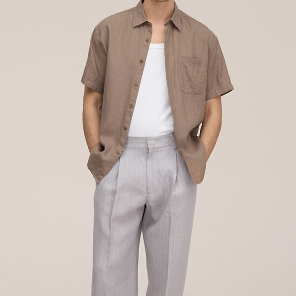 Deon SS 5708 shirt, clay mirage, NN.07