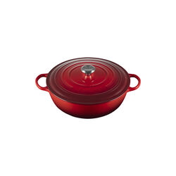Signature gjutj&auml;rn stekgryta &Oslash; 32 cm, cerise, Le Creuset