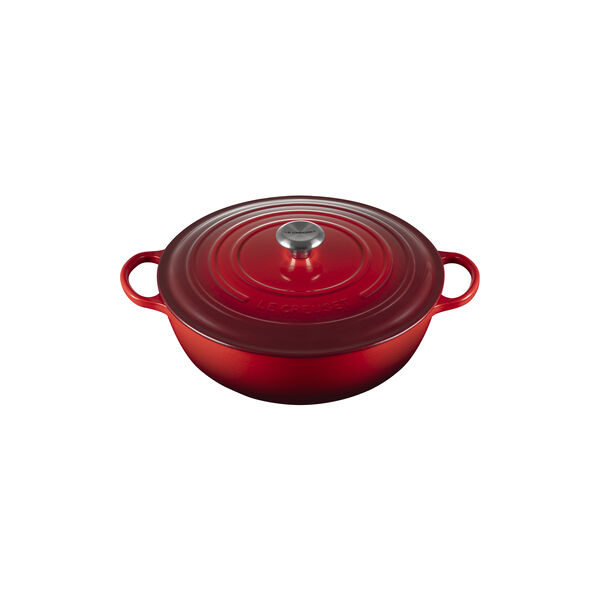 Signature gjutj&auml;rn stekgryta &Oslash; 32 cm, cerise, Le Creuset