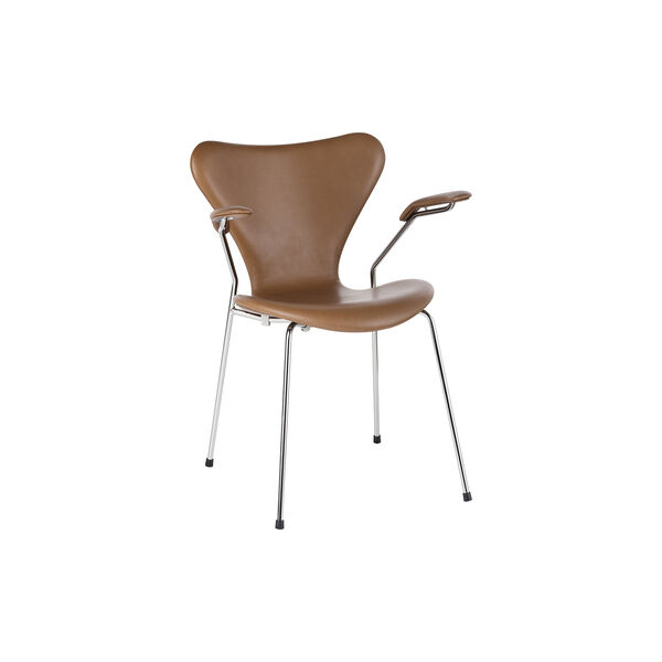 Series 7™ 3207 Helklädd fåtölj, Grace Walnut, Fritz Hansen