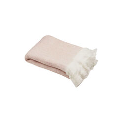 Pläd, light pink, NATURES Collection