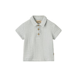 Shirt S/S Svend, light blue, Wheat