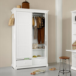 Seaside Wardrobe with 2 Doors, Oliver Furniture