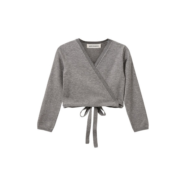GracySK Cardigan, light grey melange, Sofie Schnoor