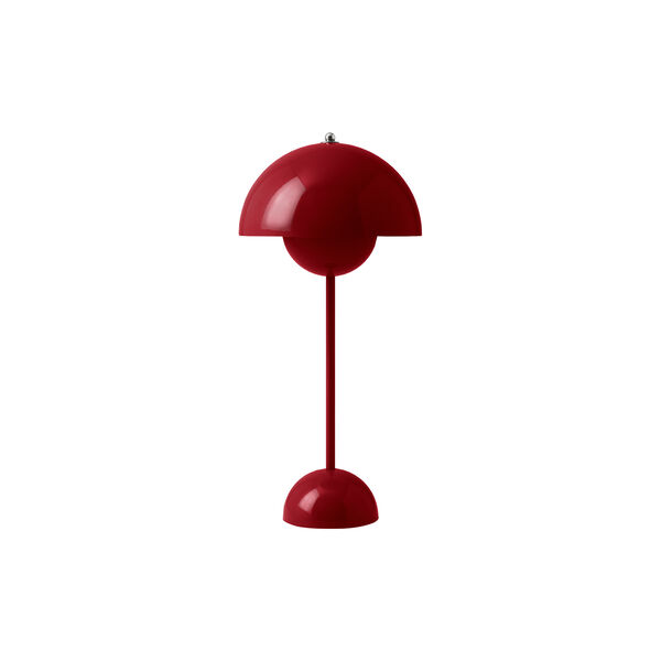 Flowerpot VP3 Table Lamp, vermilion red Flowerpot VP3 Table Lamp, vermilion red, &Tradition
