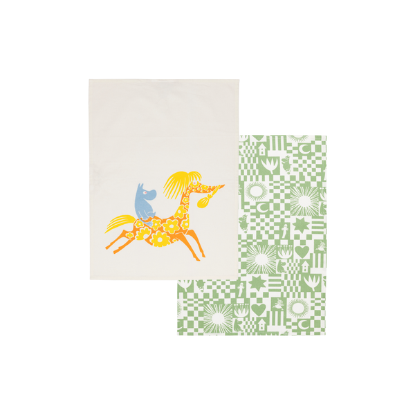 Mumin k&ouml;kshandduksset Fest, green, Moomin Arabia