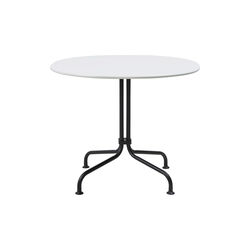 Carmel Bistro Outdoor Lounge Table, matt clam white, GUBI