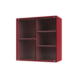 RIPPLE II Vitrine Cabinet, 165 beetroot, Montana Furniture