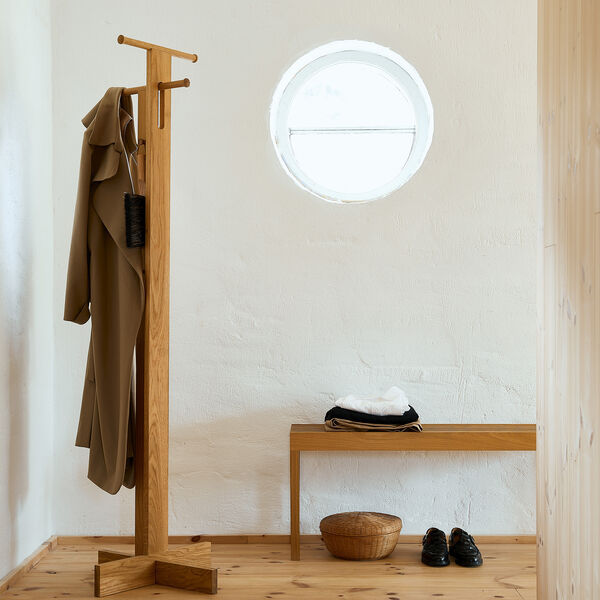 Foyer Coat Stand, oak, Form & Refine