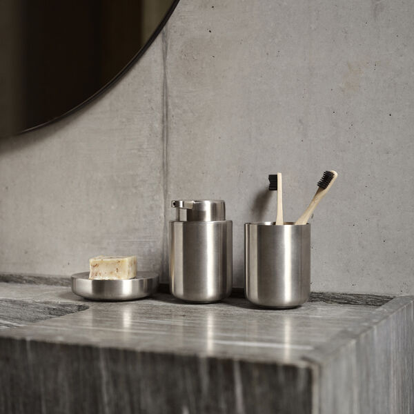 Ume tvålpump, steel, Zone Denmark